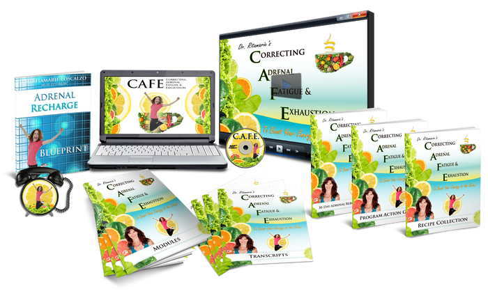 CAFE - Correcting Adrenal Fatigue and Exhaustion - Step-by-Step System